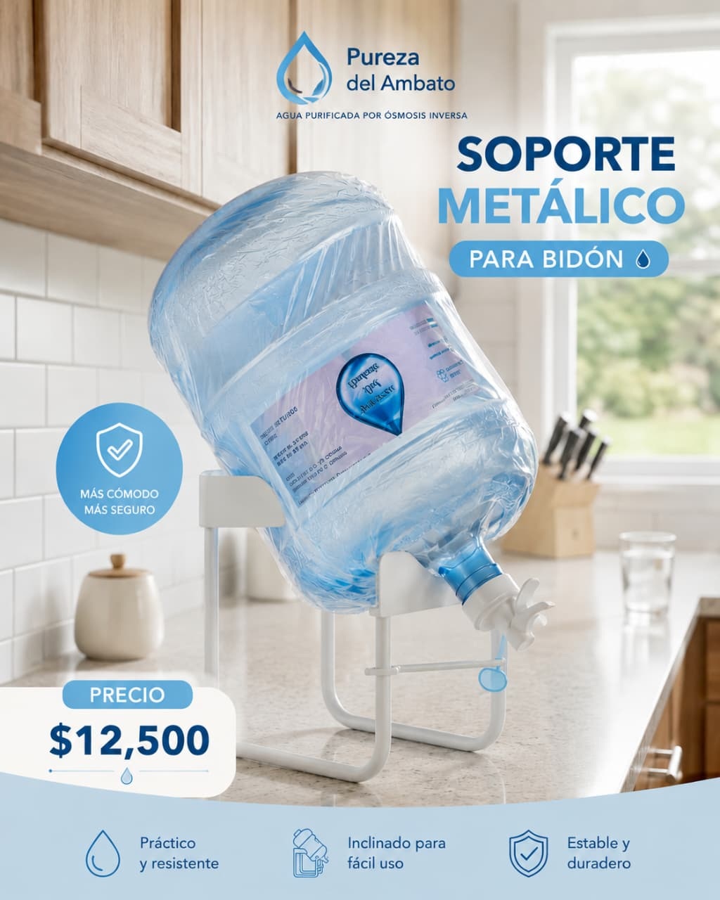 Soporte para bidón